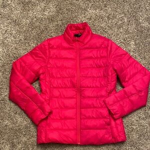 a.n.a Women's Puffer Jacket - Bright Pink
